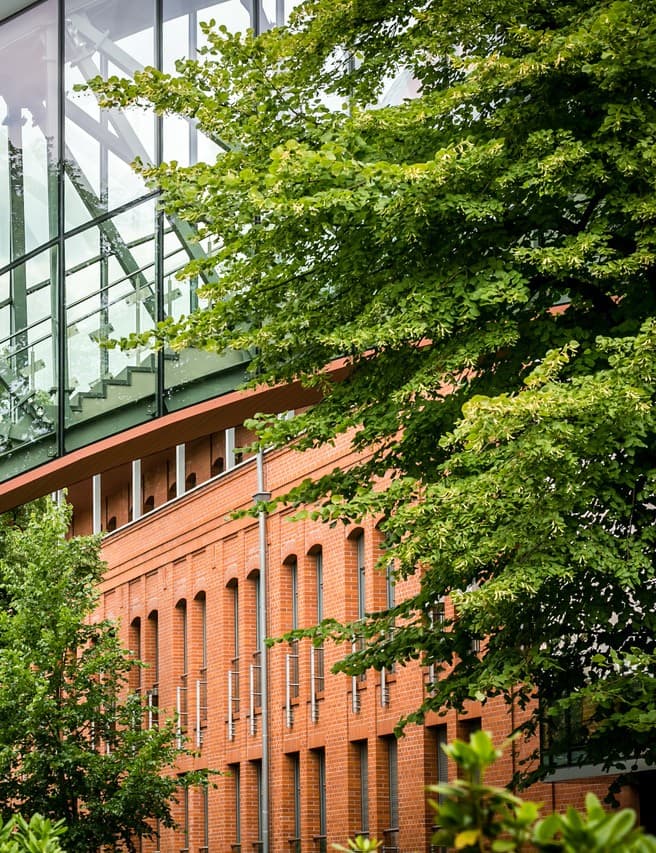 Spacer po Łazarzu – sąsiadka z psem na łące