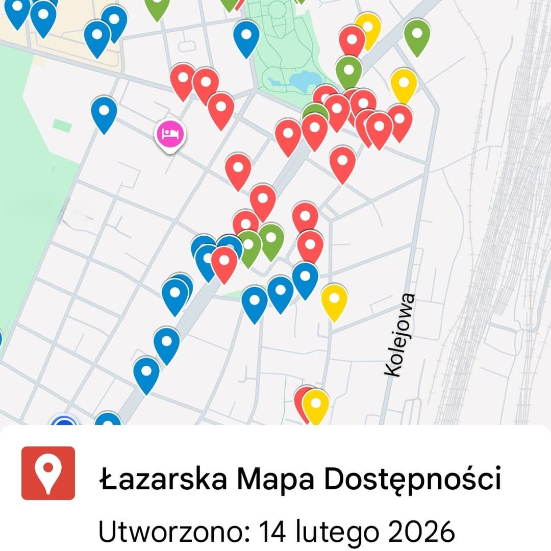 Łazarska Mapa Dostępności - zdjęcie 1